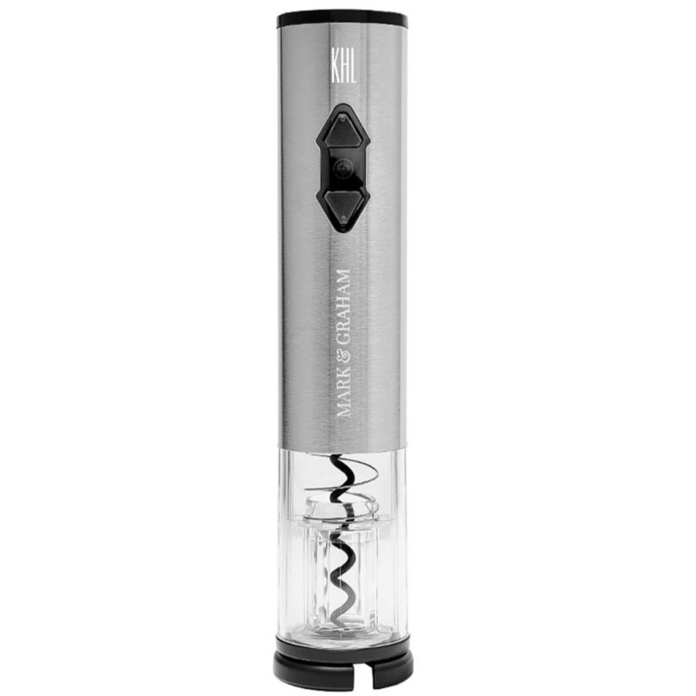 Mark & Graham Stainless Steel Electric Corkscrew